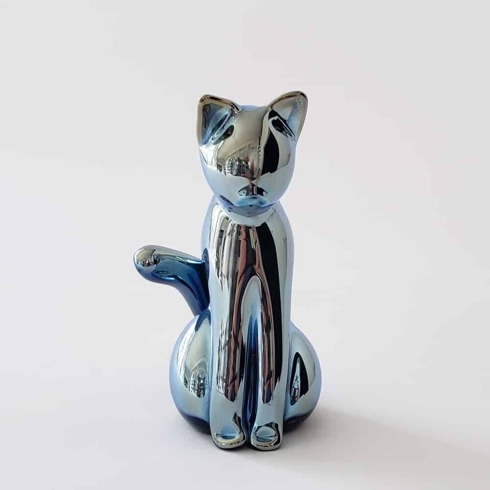 BLOWN GLASS CAT - BASTET GLASS CAT GODDESS