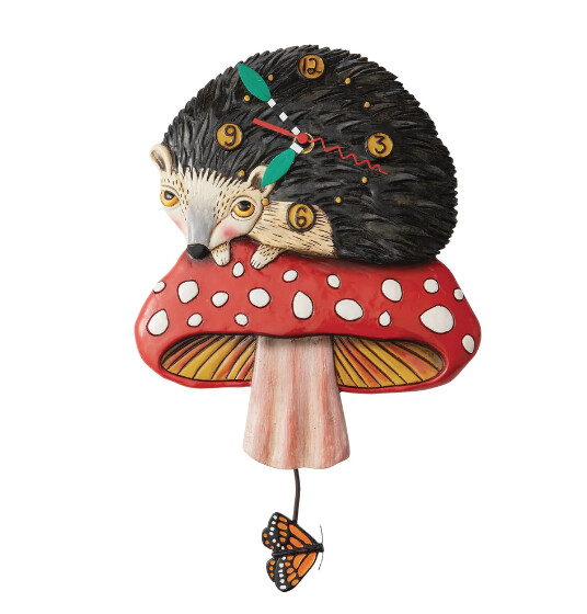 CLOCK HANK THE HEDGEHOG