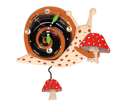 CLOCK SLOW AND STEADY SNAIL