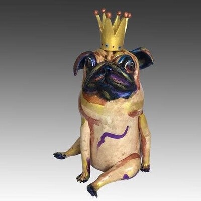 REGAL PUG - LIMITED EDITION SCULPTURE