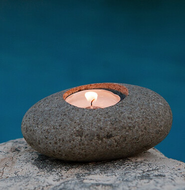 Single Stone T-Light Holder
