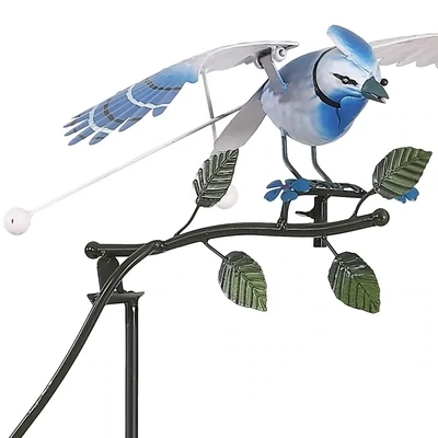 Single Blue Bird Metal Balancer