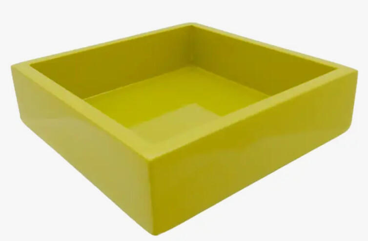 GREEN BAMBOO COCKTAIL NAPKIN HOLDER