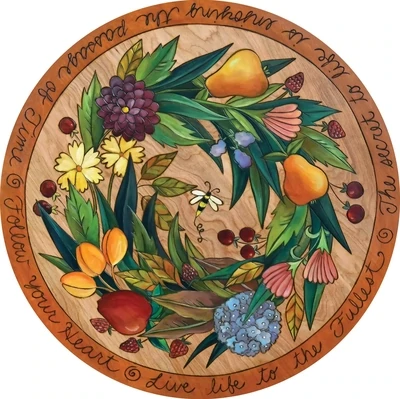 WOOD LAZY SUSAN - BEE HEAVEN