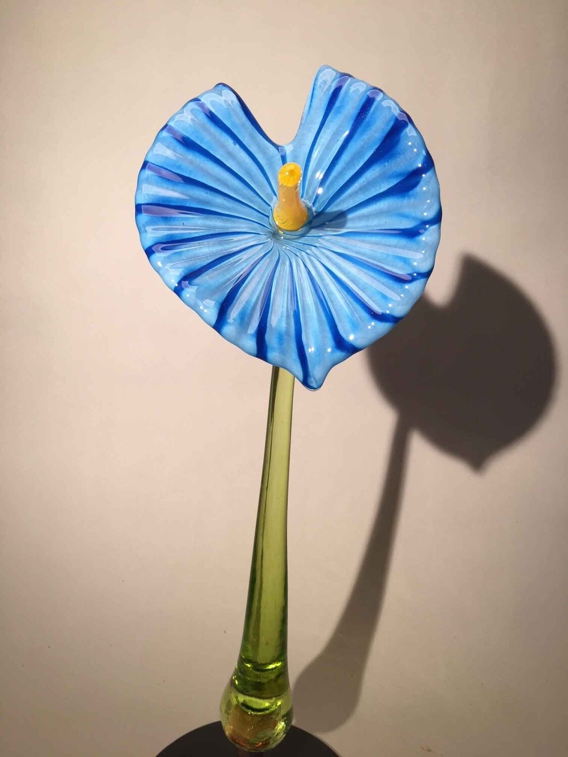 ANTHERIUM BLUE GARDEN GLASS FLOWER