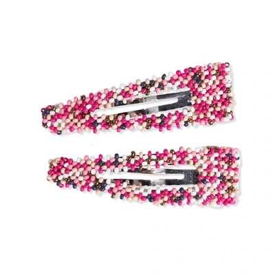HAIR CLIP PAIR - INK ALLOY