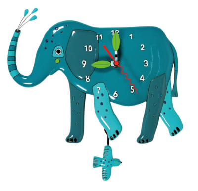 CLOCK GENTLE GIANT ELEPHANT