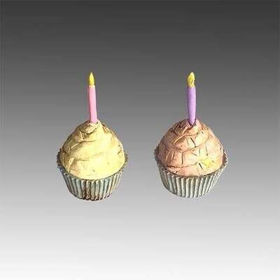 BIRTHDAY CUPCAKE SCULPTURE