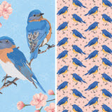 DUAL SIDED TEA TOWEL - BIRD SERIES