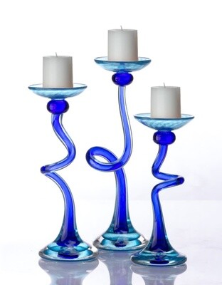 CURVED CANDLEHOLDER - LARGE (14&quot; TALL)
