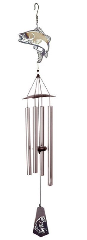 ETCHED FISH - ANODIZED SILHOUETTE WIND CHIME