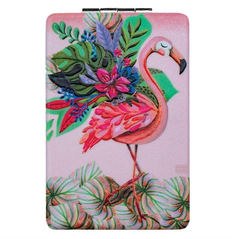 COMPACT MIRROR FLAMINGO