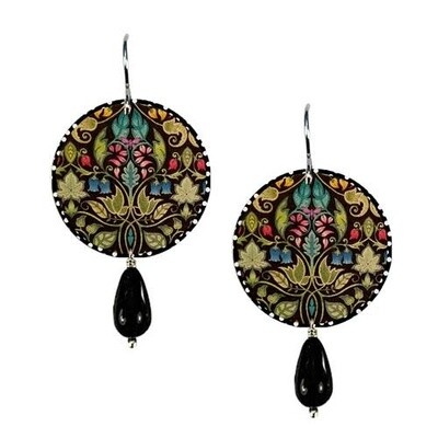 MADISON MIX EARRING- 7/8&quot; Disc w/Bead