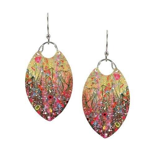 CONFETTI MEADOW - Tapered Oval Earring