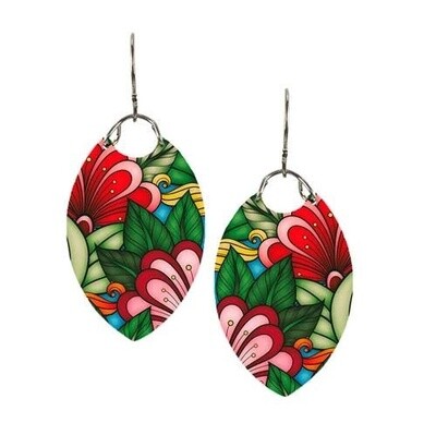 TROPICAL - Tapered Oval EARRING