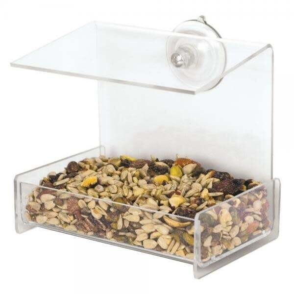 CLEAR VIEW MINI WINDOW BIRD FEEDER