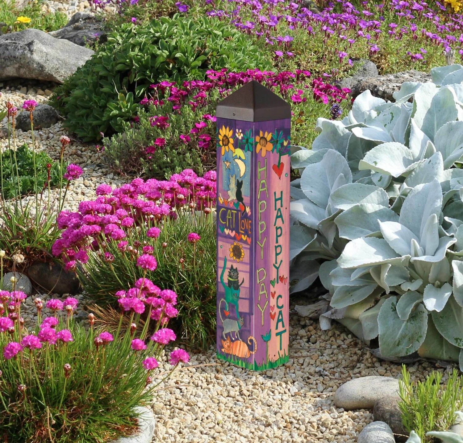 ART POLE 20&quot; - HAPPY CAT