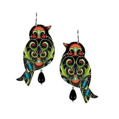 VARIA BIRD EARRING - Bird w/Bead