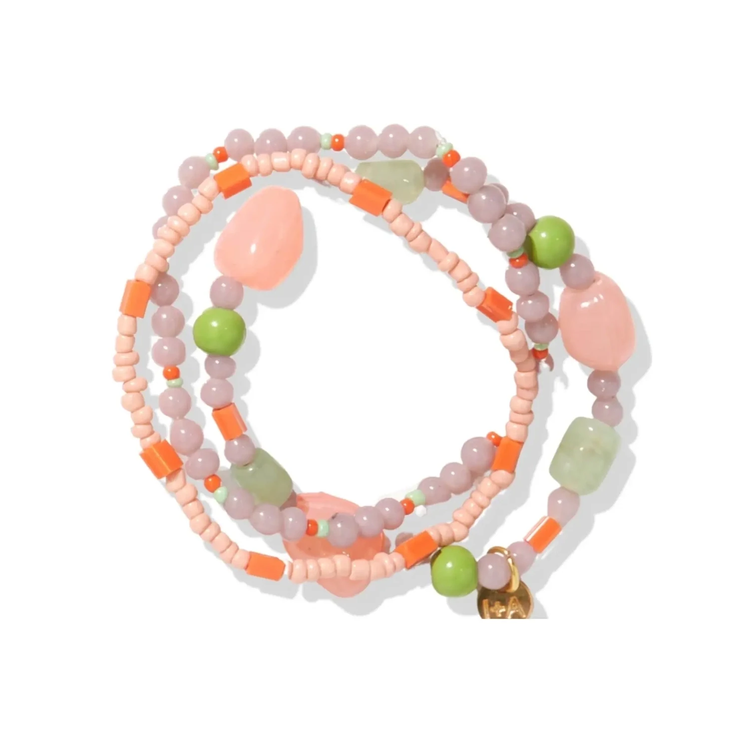 BRACELET KELSEY TRIO, Color: LILAC &amp; PINK