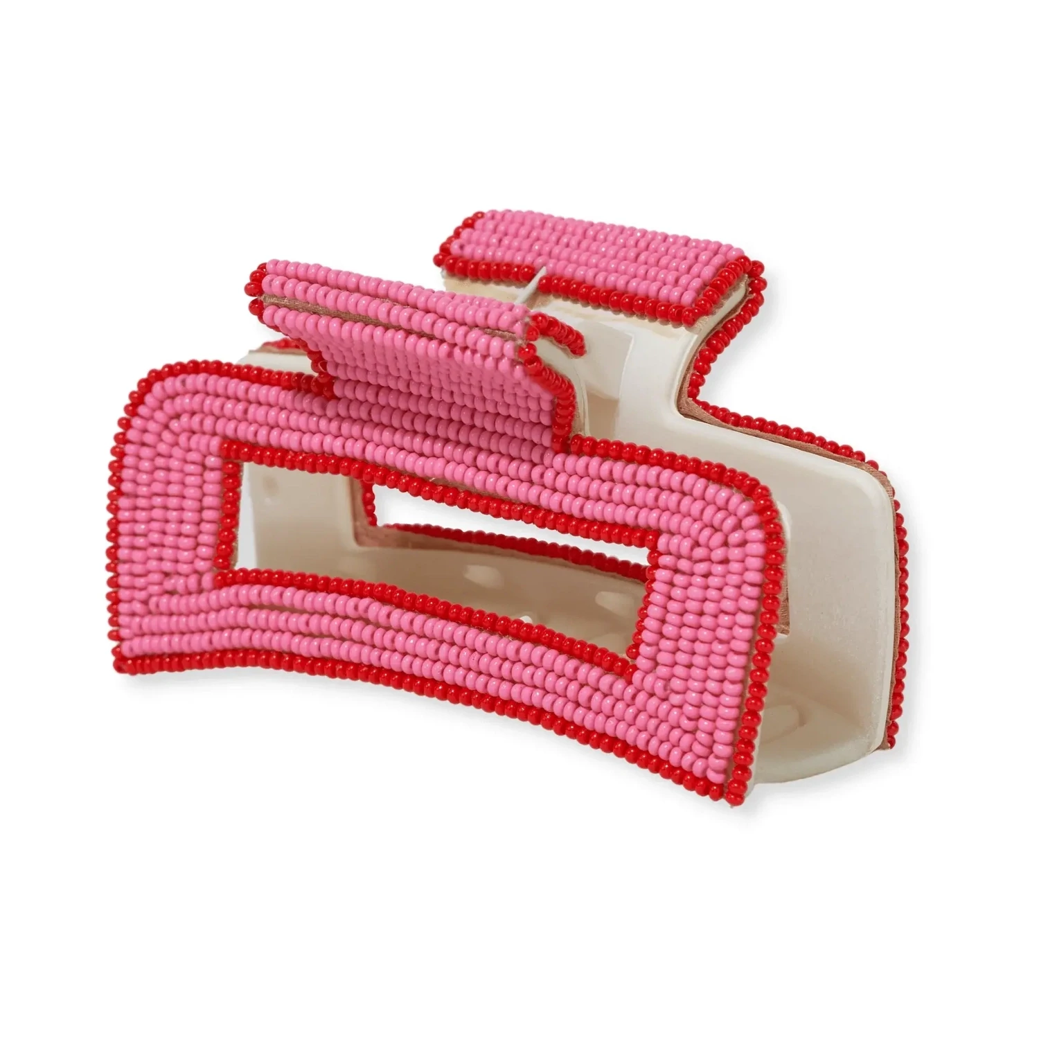 Lola solid color with piped edges claw pink