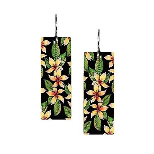 PLUMERIA - Med Rectangle Earring