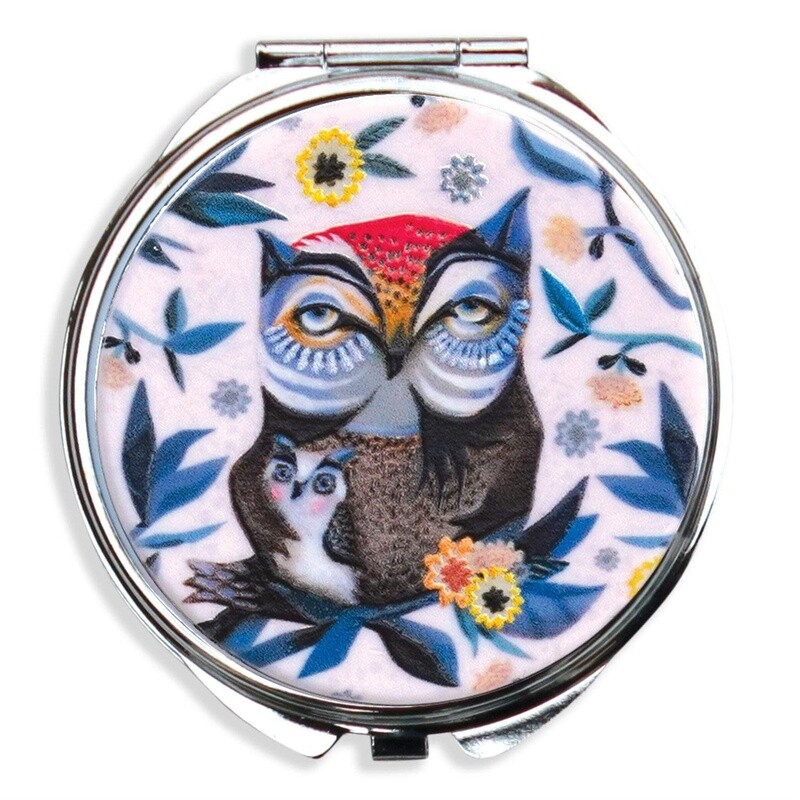 TRINKET / PILL BOX OWL &amp; OWLET