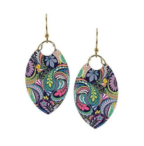 PAISLEY GARDEN - Tapered Oval Earring
