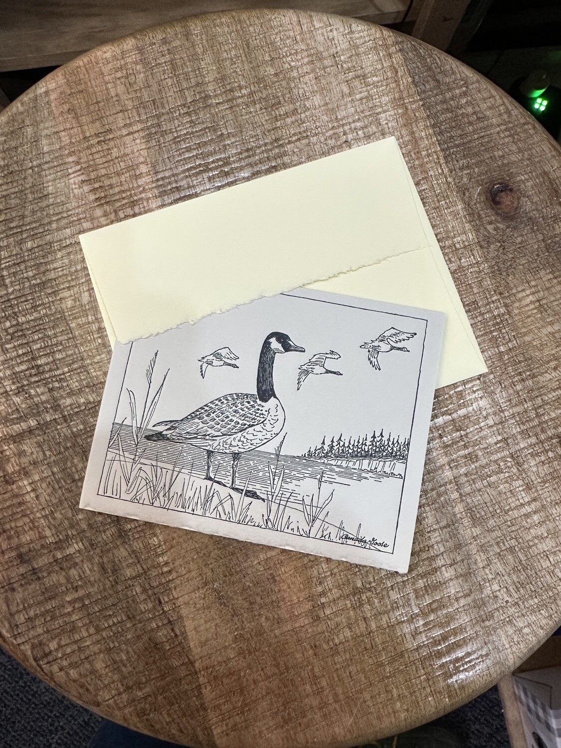 Letterpress Notecard CANADIAN GOOSE