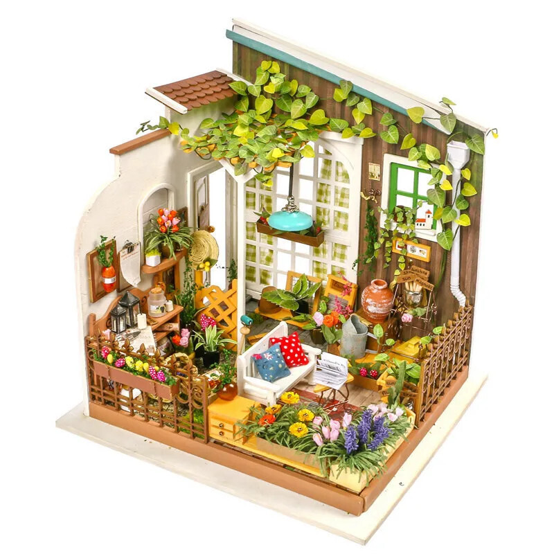 MILLER&#39;S FLOWER HOUSE DIY MINIATURE HOUSE KIT