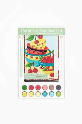 PAINT-BY-NUMBERS KIT - MARY&#39;S CHERRIES BY MARY ENGELBREIT