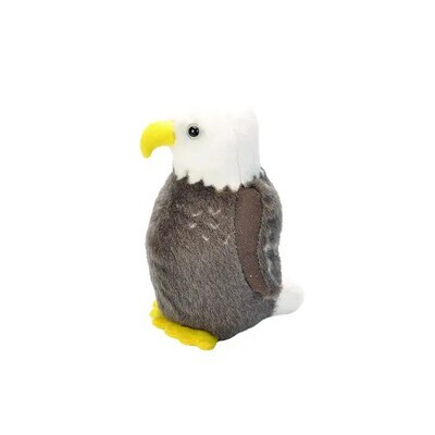 Audubon II Bald Eagle Stuffed Animal with Sound 5.5&quot;