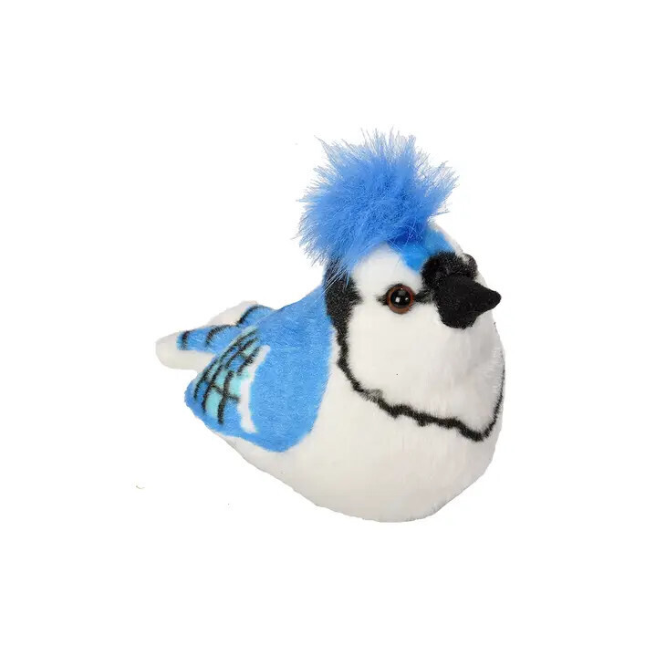 Audubon II Blue Jay Stuffed Animal 5.5"
