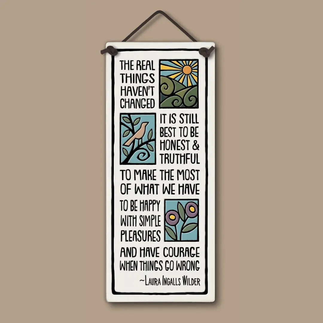 301 THE REAL THING - HANGING WALL PLAQUE