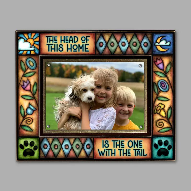 WAF55 HEAD OF THIS HOME - WOOD ART PICTURE FRAME