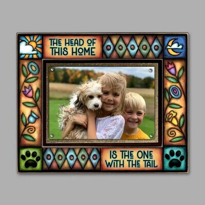 WAF55 HEAD OF THIS HOME - WOOD ART PICTURE FRAME