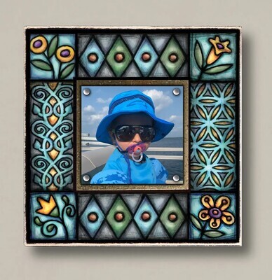 SAF38 FRAME - BLUE MOTIF