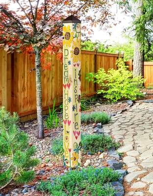 ART POLE 60&quot; - DREAM, HOPE, LOVE