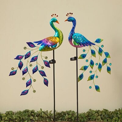 4990 SOLAR PEACOCK (PG - pink/blue tail or BG - blue/green tail)