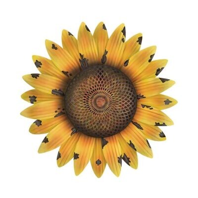 SOLAR SUNFLOWER WALL DECOR