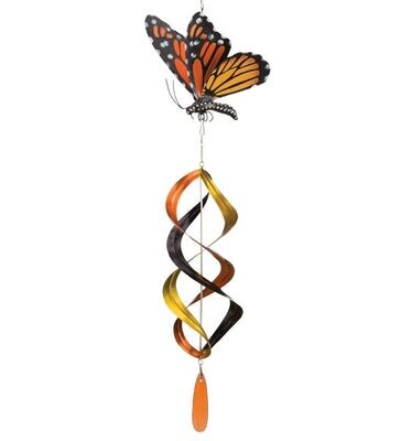 Hanging Wind Spinner - Monarch