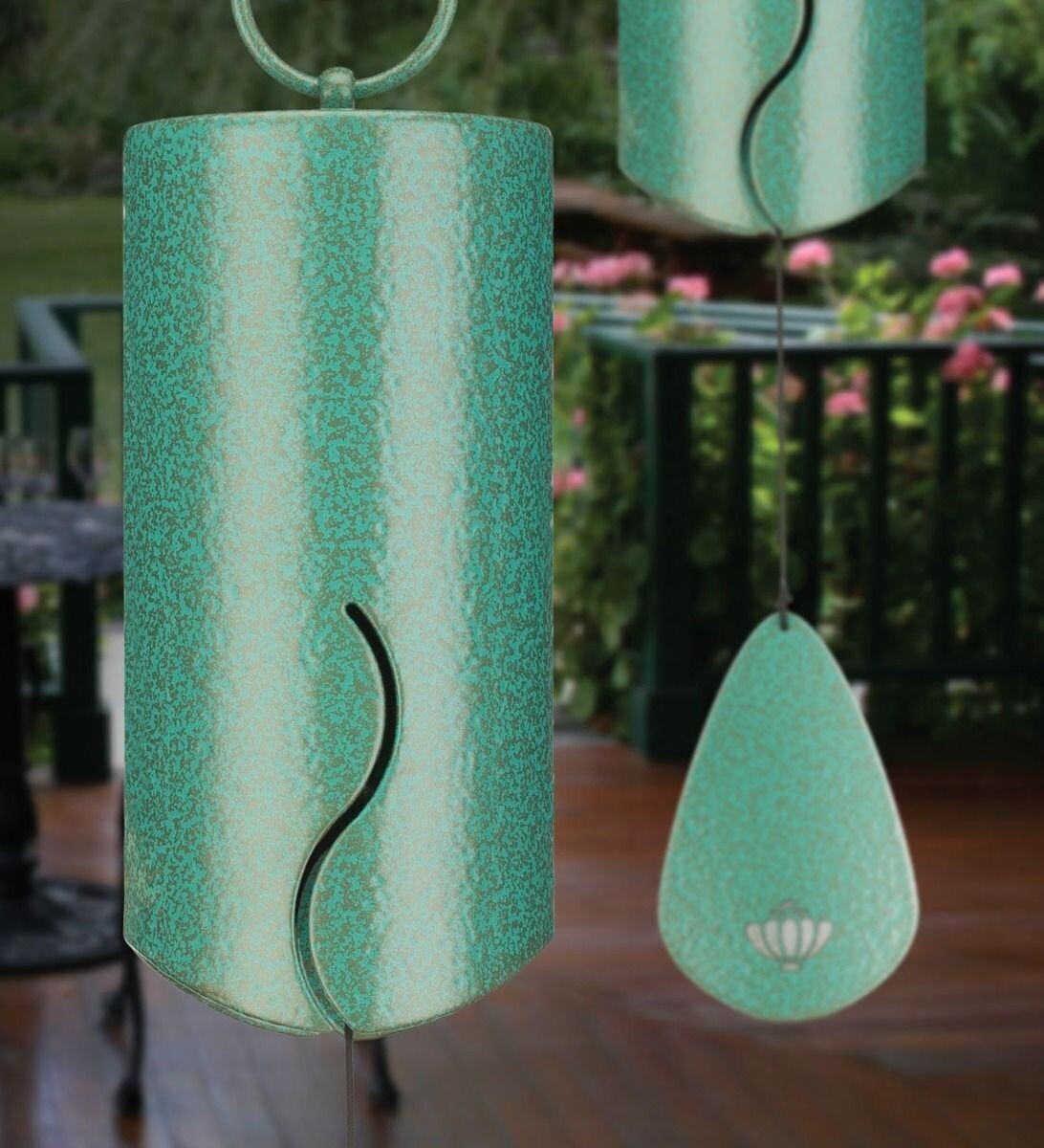 Wind Bell 6&quot; - Green Patina