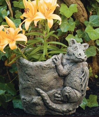 5061 DRAGON FLOWER POT - FLO