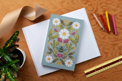 Honeybee Tea Classic Layflat Notebook - Lined