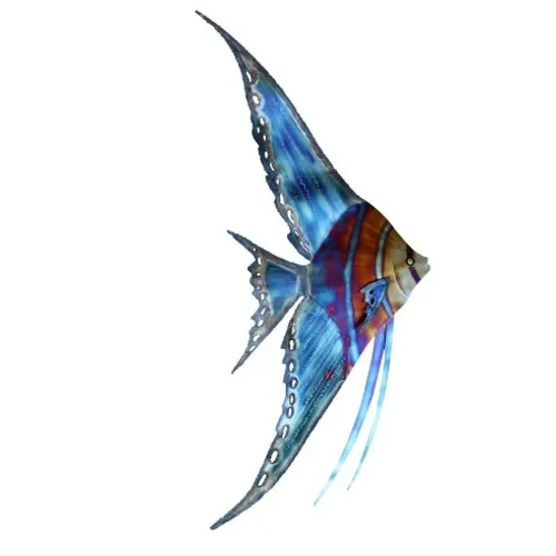 ANGELFISH FACE RIGHT METAL WALL ART MM178R