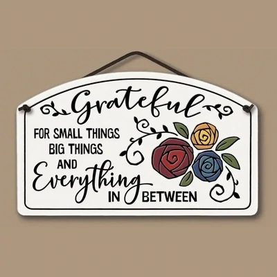 706 LARGE ARCH TILE - GRATEFUL