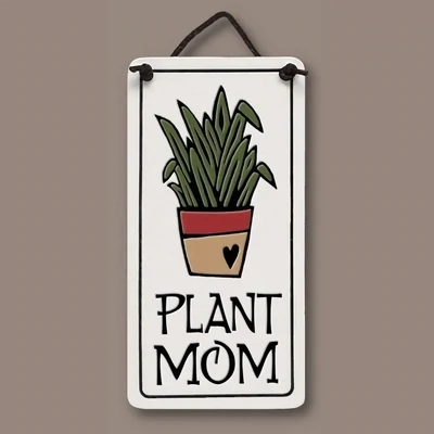 499 MINI CHARMER HANGING TILE - PLANT MOM