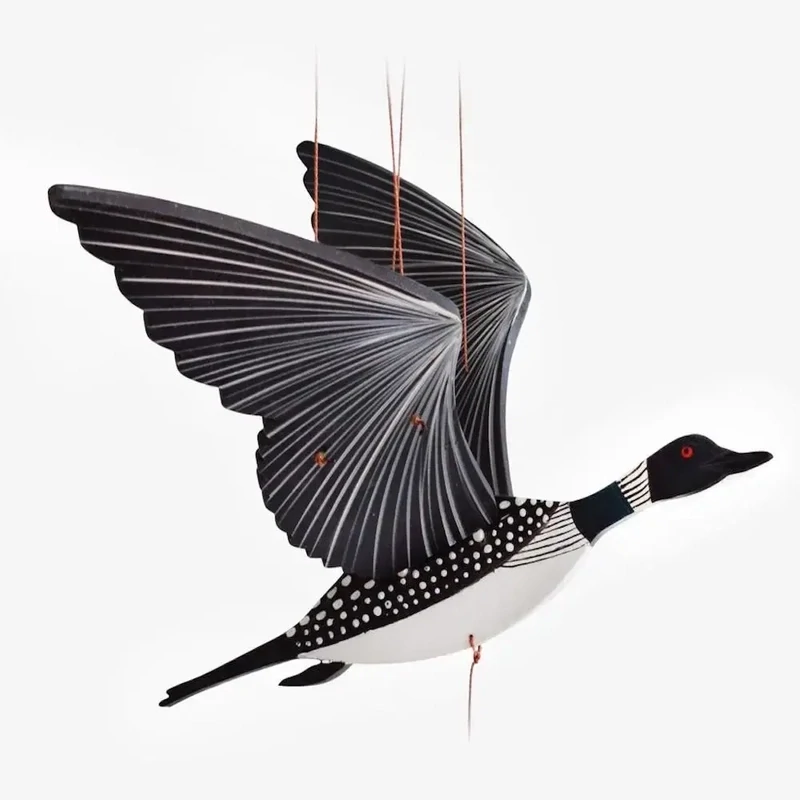 LOON FLYING BIRD MOBILE