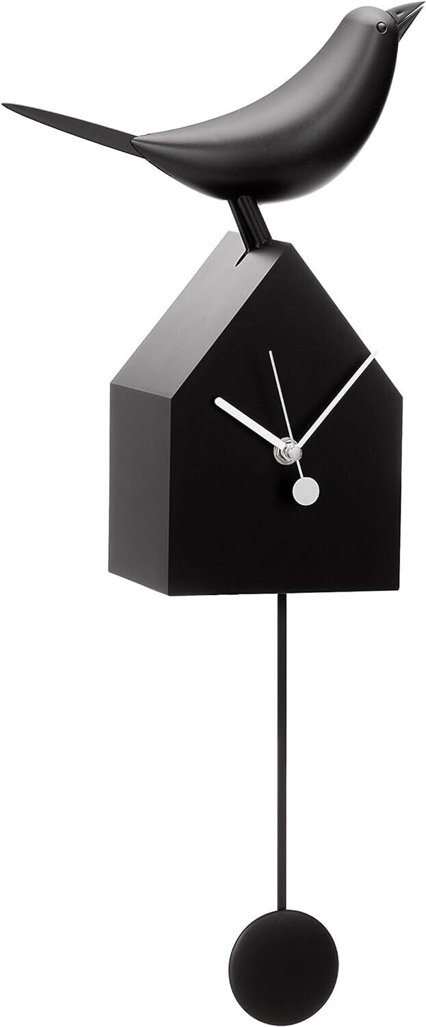 MOTION BIRDHOUSE CLOCK - BLACK