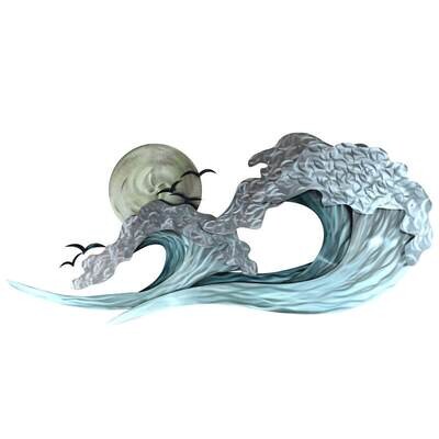 SURFLINE I METAL WALL ART MM177