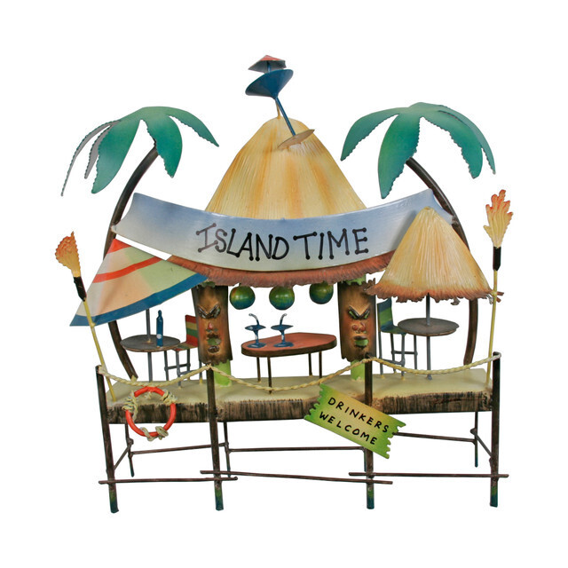 ISLAND TIME METAL WALL ART CA712